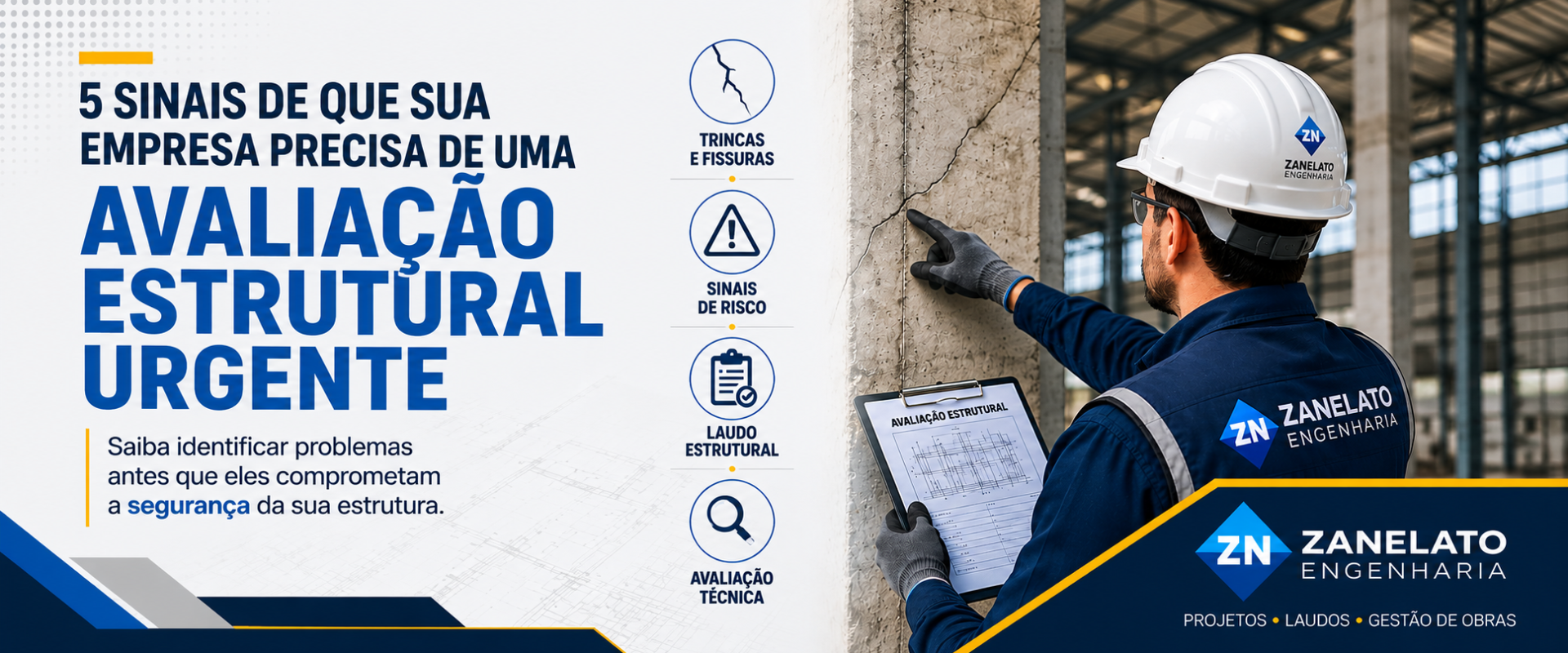 5 sinais de que sua empresa precisa de uma avaliação estrutural urgente